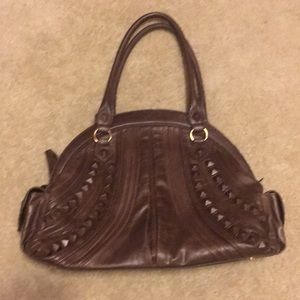 Isabella Fiore leather studded handbag. NWT.